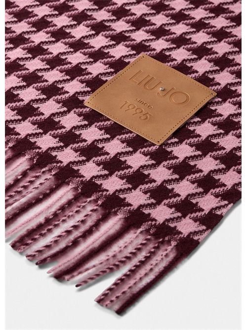 Stola pied de poule LIU JO | 2F5041T0300/M9822